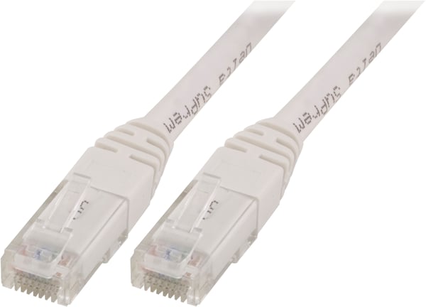 U/UTP Cat5e patch cable 10m 100MHz white