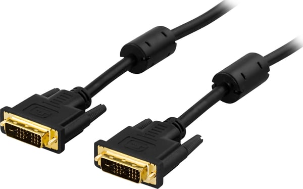 DVI Single Link monitor cable, DVI-D 18 + 1-pin ma-ma, 2m