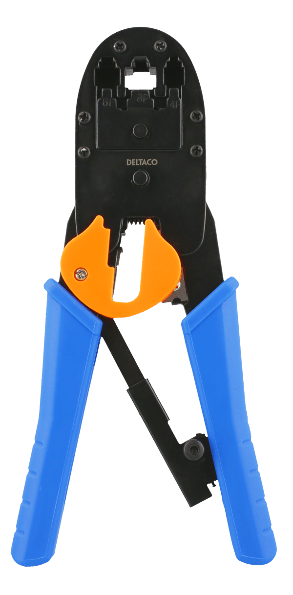 Modular tool for 4/6/8-pin with cutter/striper