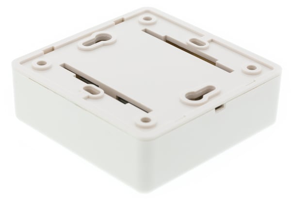 Wall socket, surface-mounted UTP 1xRJ45, Cat6, white