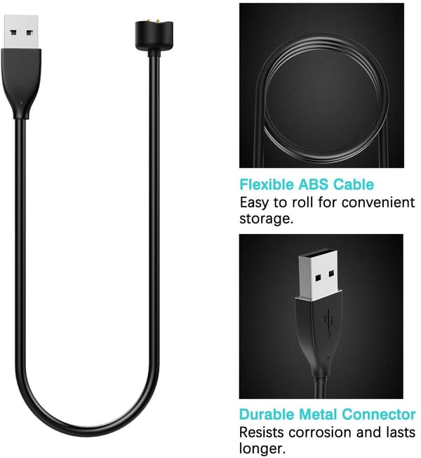 Magnetisk USB-oplader til Xiaomi Mi Band 5