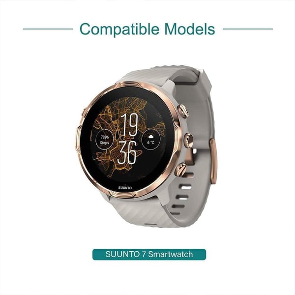 Magnetisk USB oplader til Suunto 7 Smartwatch