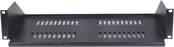 19" fixed shelf, 2U, 267mm deep, max 8Kg