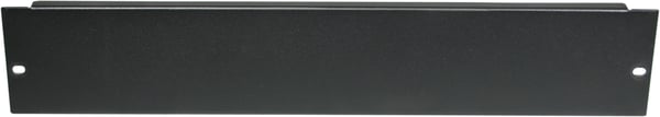 Cover panel, 2U, 19" , black