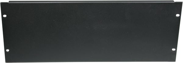 Cover panel, 4U, 19" , black