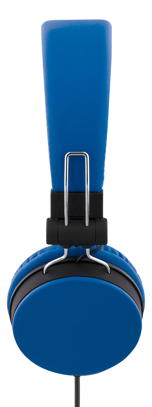 H300 Headphones with microphone, foldable, 3.5 mm, blue