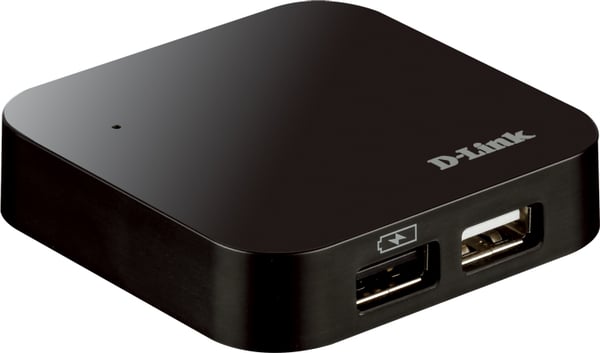 USB 2.0 hub 4 ports, with AC adapter