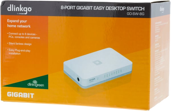 8-Port Gigabit Easy Desktop Switch, switch 8x10/100/1000