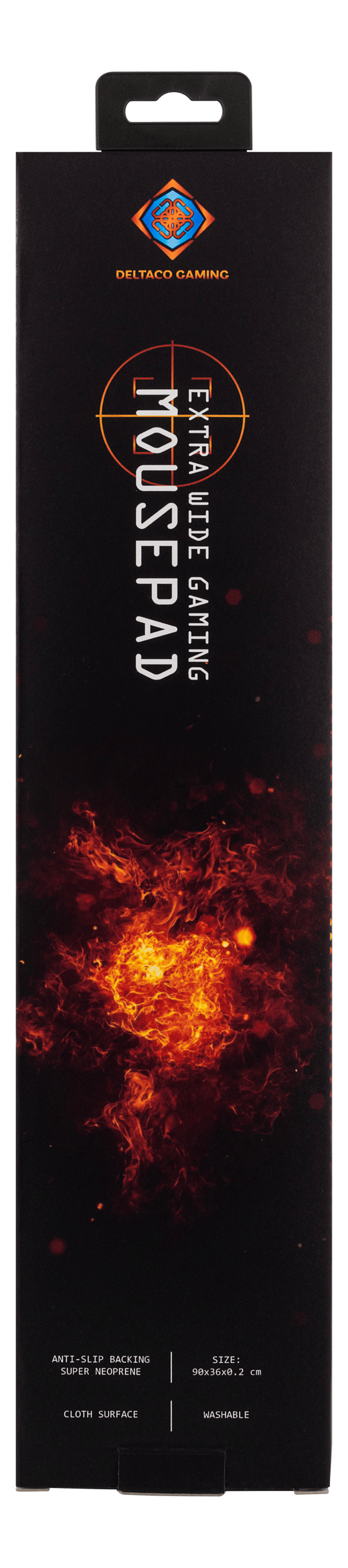 DMP230 XL Mousepad in neoprene, 900x360x4mm, black