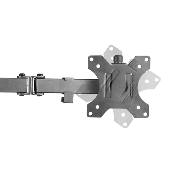 Dual monitor desk mount, 13"-32"screens VESA 75x75/100x100