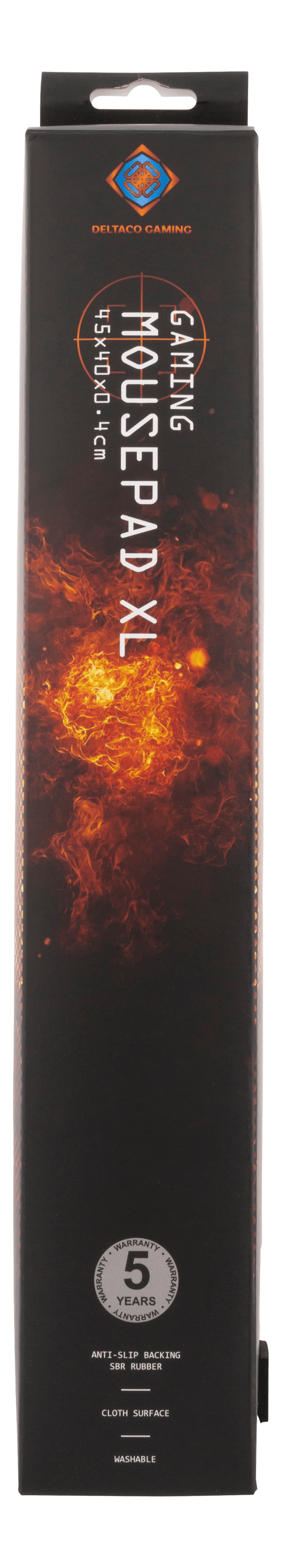 DMP220 L Mousepad in neoprene 450x400x4mm, Black