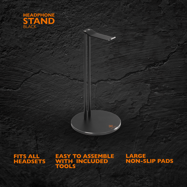 Headphone stand, black