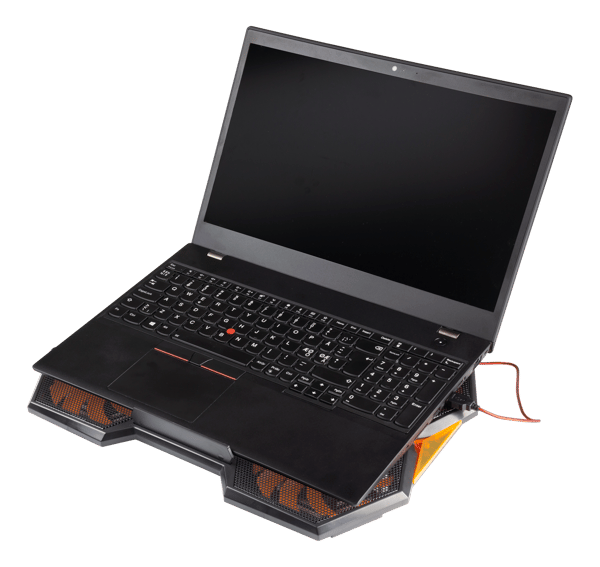 Laptop cooler 10001300 RPM 5x140mm fans 2xUSBA 2xSupport