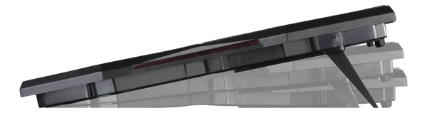 Laptop cooler 10001300 RPM 5x140mm fans 2xUSBA 2xSupport