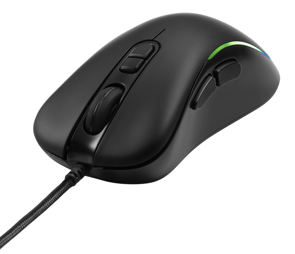 DM120 gaming mouse, RGB, 800-3200 DPI, 125 Hz, RGB LED, USB