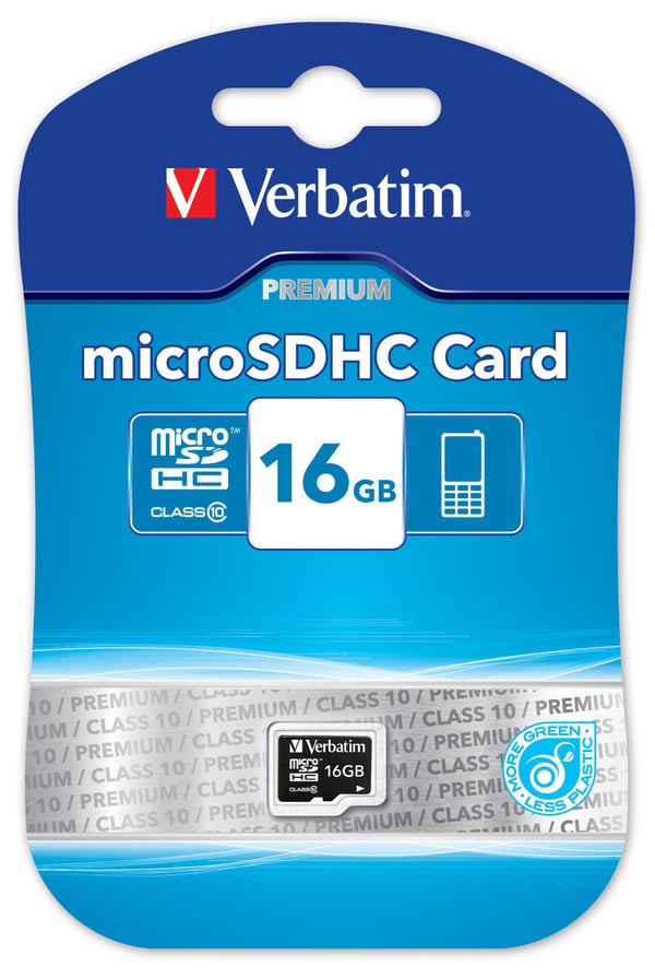 Memory card, microSDHC Class 10, 16GB