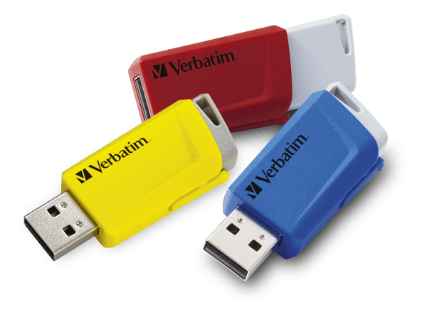 Store N Click USB 3.0 3x 16GB red, blue & yellow