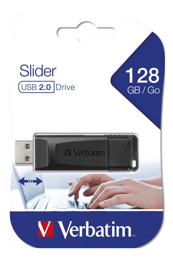 USB drive 2.0 Store n Go Slider 128GB black