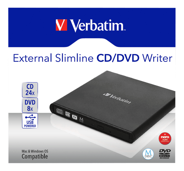 Mobile DVD ReWriter USB 2.0 black