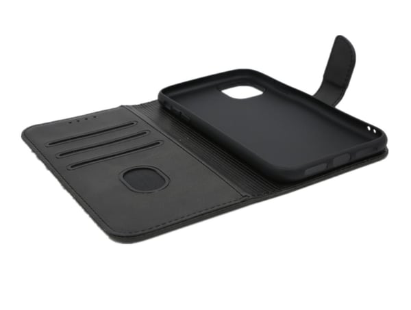Mobilcover iPhone 11 med kortrum Sort