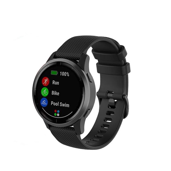 Armbånd Garmin VivoActive 3 / Move / Forerunner (20 mm) TPU Sort