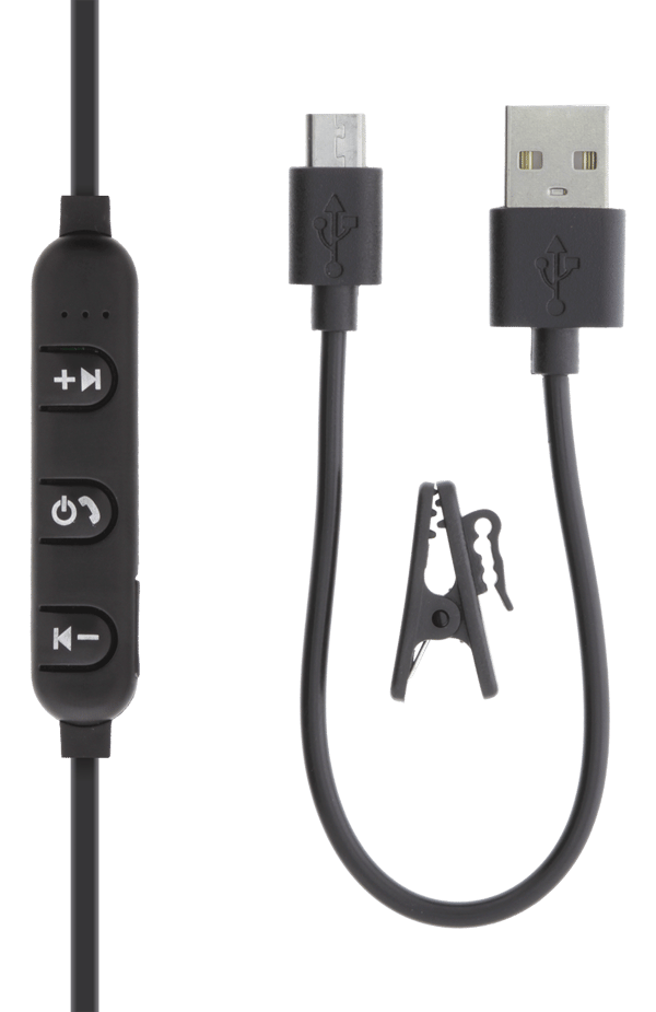 BT120 Stayinear BT headphones mic, control buttons black