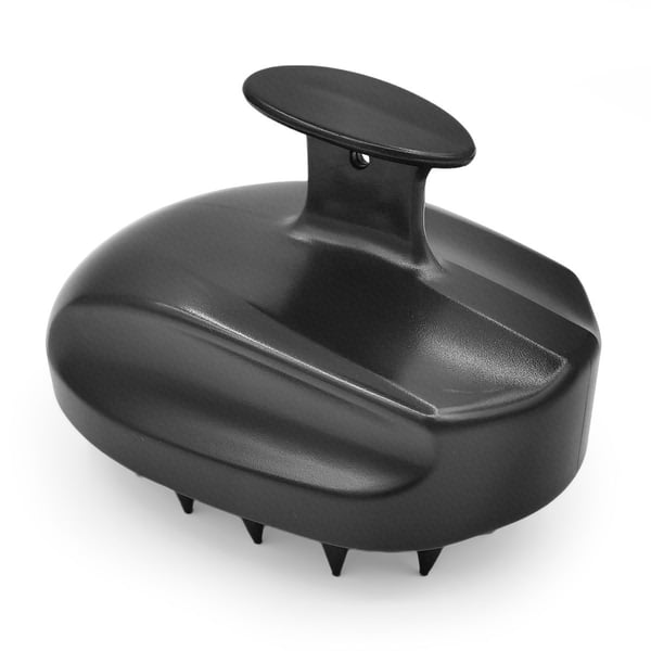 Børste til hovedbundsmassage og peeling Black