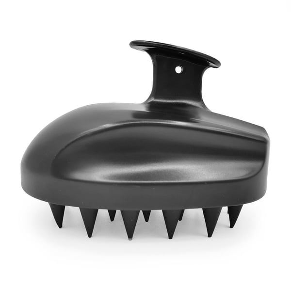 Børste til hovedbundsmassage og peeling Black