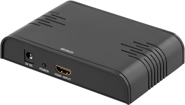 Signal converter, HDMI to SCART, PAL, black