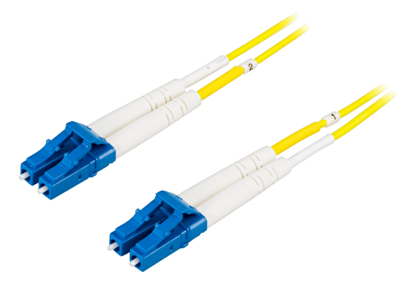 OS2 Fiber cable, LC - LC, duplex, singlemode, 7m