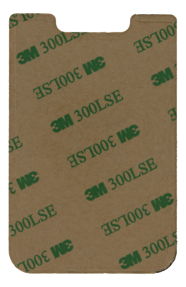 Adhesive credit card holder, 3M adhesive, black