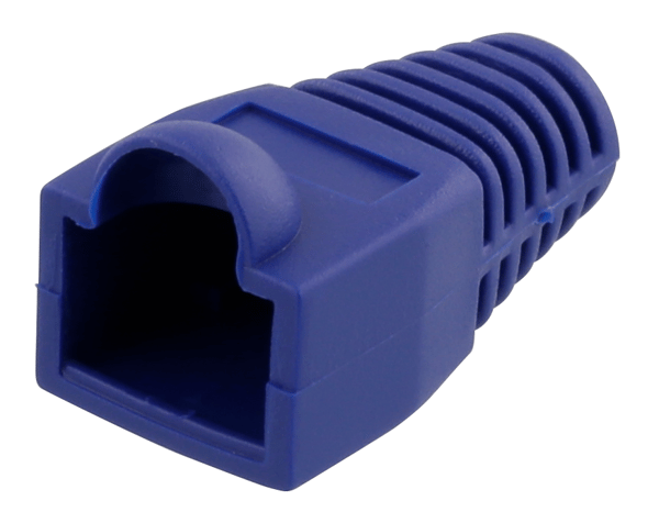 RJ45 plug cover  cables  6.8mm in diameter blue 20pcs