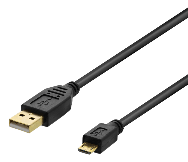 USB 2.0 cable Type A ma - Type Micro B ma, 5-pin, 2m, black