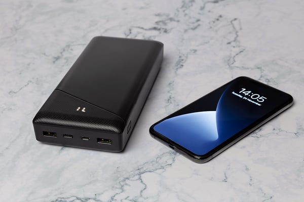 Power bank 30 000 mAh, 2x USB-A 18 W, 1x USB-C, 111 Wh