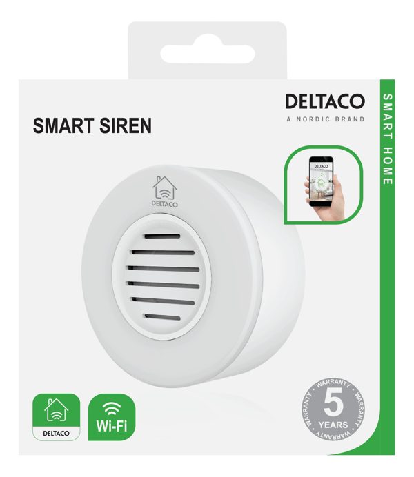 WiFi siren, White