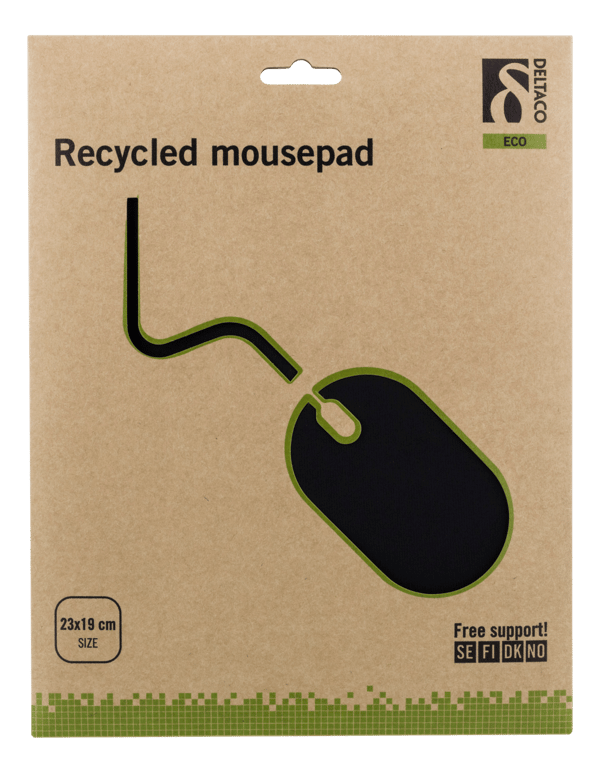 Recycled mousepad from recycled PETbottles nature rubber