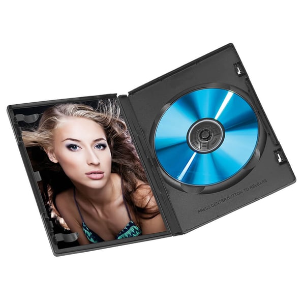 DVD-Box Svart 10-pack