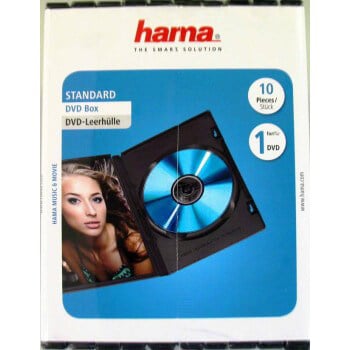 DVD-Box Svart 10-pack