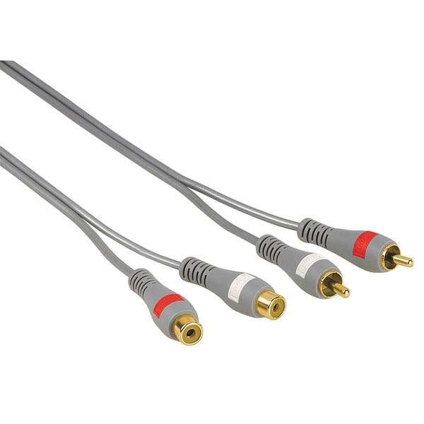 Audio Kabel 2 Phono-2 Phono 5,0m Guldbelagt TL