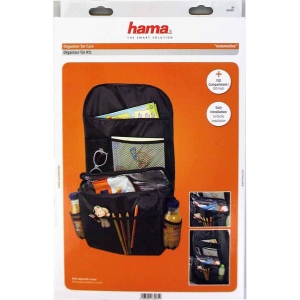 HAMA Bil Organisatör Fickor Dryck