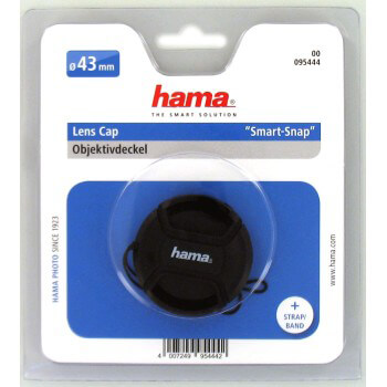 Objektivlock Super Snap 43 mm  Snöre