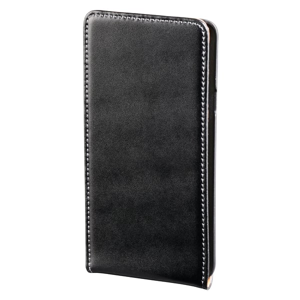 Mobiltaske Samsung Galaxy S2 Flip-Front Sort Læder