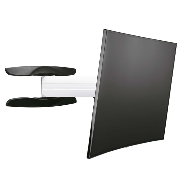 TV Vægbeslag FULLMOTION Curved TV 32"-65" Sort