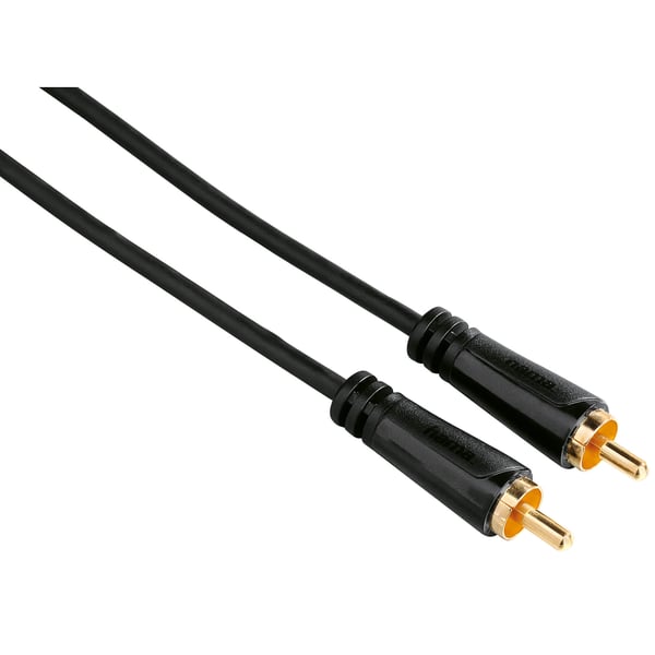 RCA-RCA kabel 1,5m svart TL
