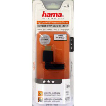 Adapter HDMI Rotation Svart hun-han TL