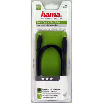 Audio Kabel Optisk 0,75m Guldbelagt TL