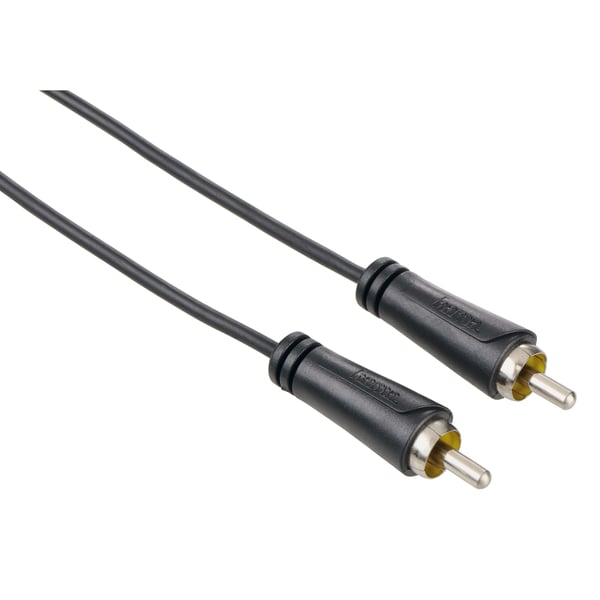 HAMA kabellyd 1xRCA-1xRCA svart 1,5m