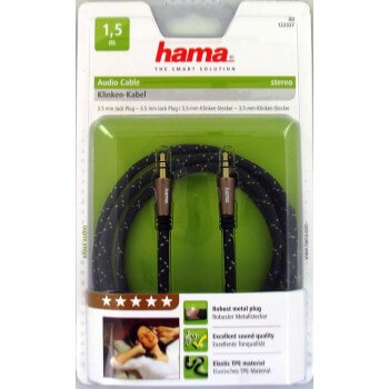 Jack Kabel 3,5mm-3,5mm 1,5m PC
