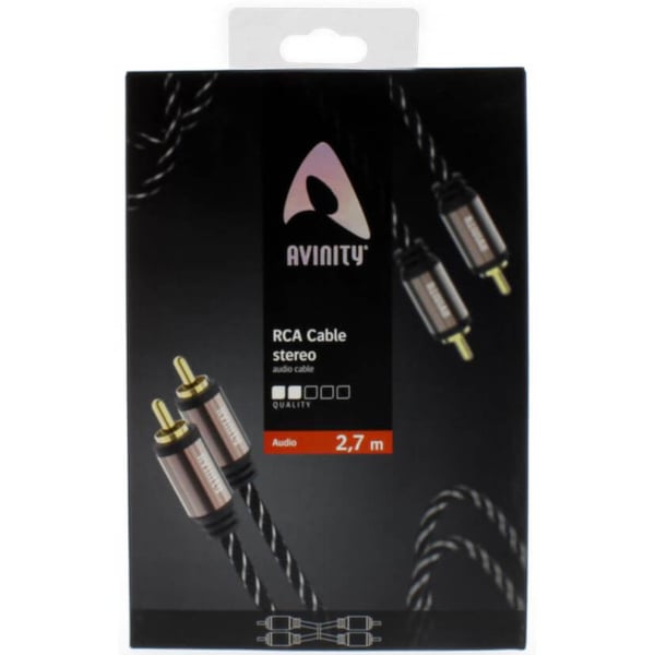 CLASSIC Kabel  2 x RCA- 2 x RCA 2.7m