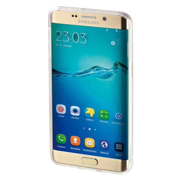 Mobildeksel Transparent Crystal Samsung S6 Edge+